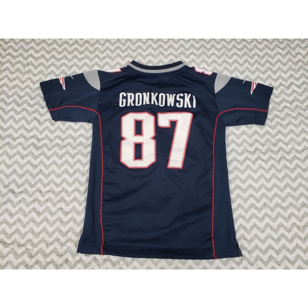 Rob Gronkowski New England Patriots Nike Jersey Youth Medium Blue